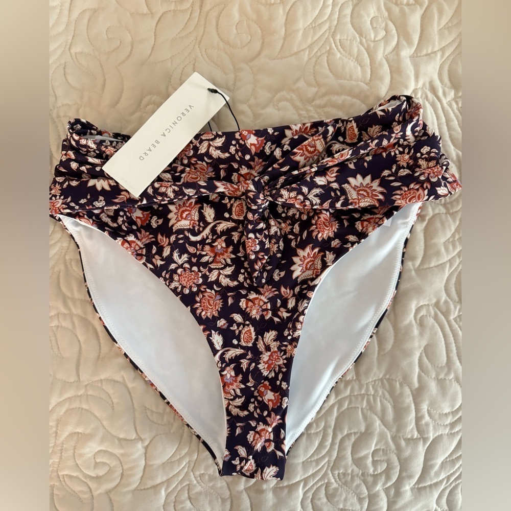 NWT Veronica Beard Azoia Bikini Bottom - Ultramarine Multi - Picture 6 of 9
